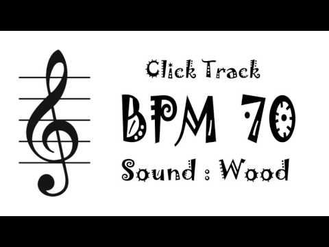 【BPM 70】Wood - Click Track Metronome