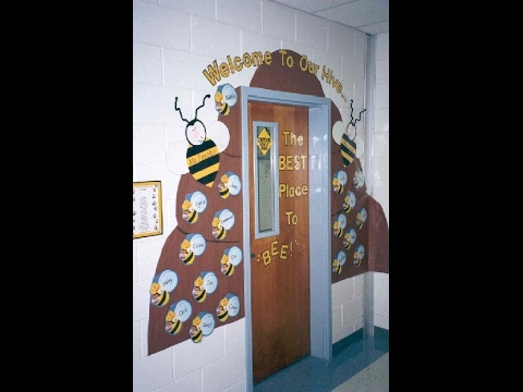 افكار لتزيين باب الفصل مررة روعة - Decorate the door of the school chapter