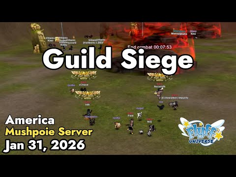 Guild Siege (Mushpoie Server) January 31, 2026 | Flyff Universe