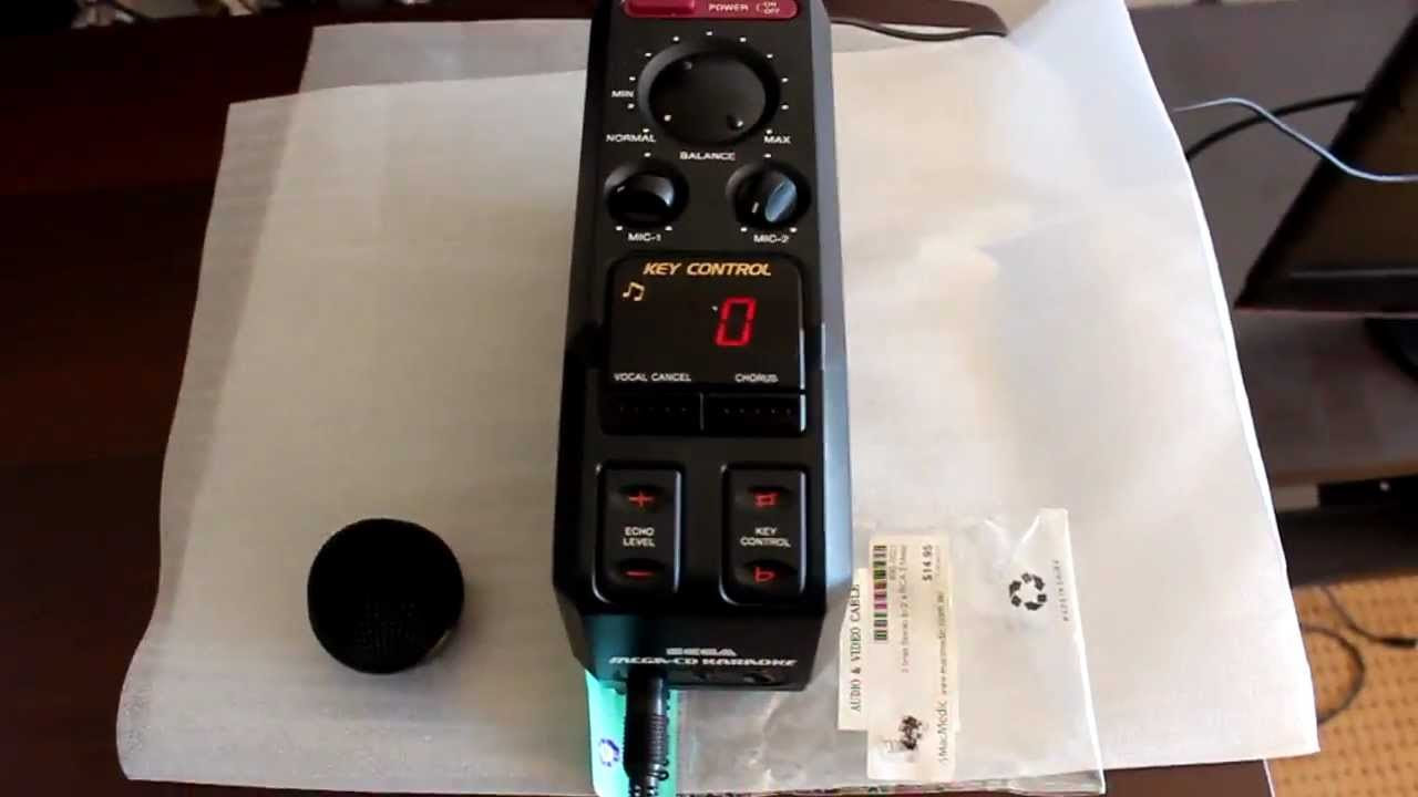 Sega Mega-CD Karaoke Microphone - Faulty