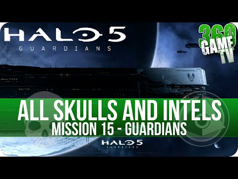 Halo 5 Guardians All Skull and Intel Locations Mission 15 Guardians (All Collectibles Guide Part 15)