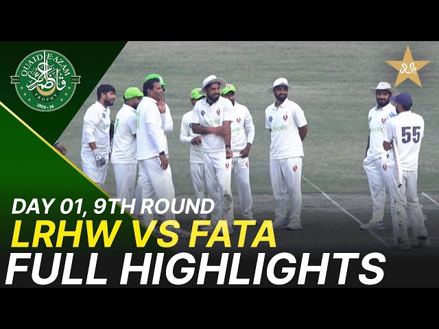 Full Highlights | Lahore Whites vs FATA Region | Day 1 | Quaid-e-Azam Trophy 2025-26 | M2P1K