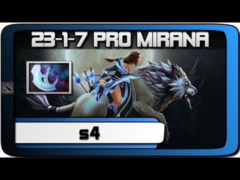s4 Mirana 23-1-7 Ranked Carry Gameplay | Dota 2