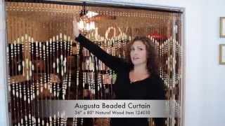 ShopWildThings - How to Hang Wood Beaded Curtains Next To Each Other
