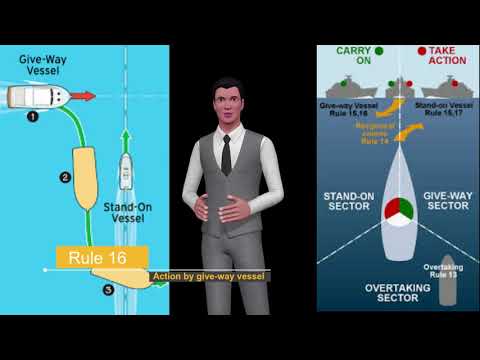 COLREG RULE 16- Action by give-way vessel