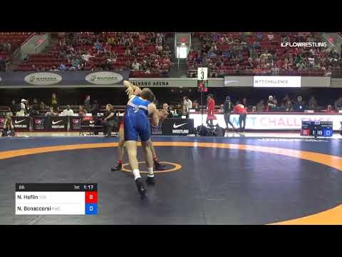 86 Kg Quarterfinal Nicholas Heflin Titan Mercury Wrestling Club TMWC Vs Nino Bonaccorsi PWC
