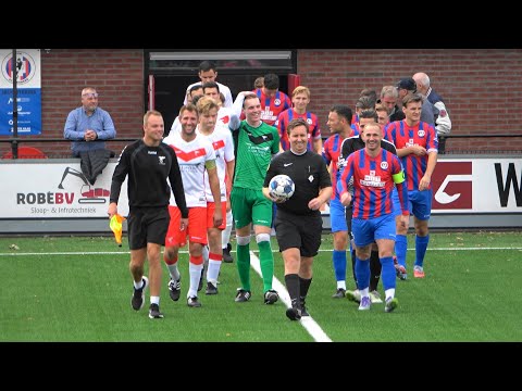 Before the start of the Cup match VVA Achterberg - sv de Valleivogels.