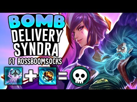 THROWING ZILEAN BOMBS AS SYNDRA?! - Syndra Bot (ft. RossBoomSocks) - League of Legends