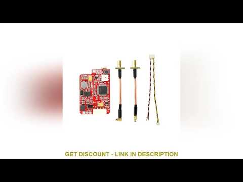 FuriousFPV 2.4G 16CH 25/200/500/800mW Switchable VTX Stealth Long Range FPV Video Transmitter