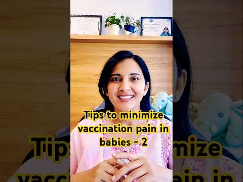 Vaccination pain in babies. Tell us some other tips to help us all. #vaccination #baby