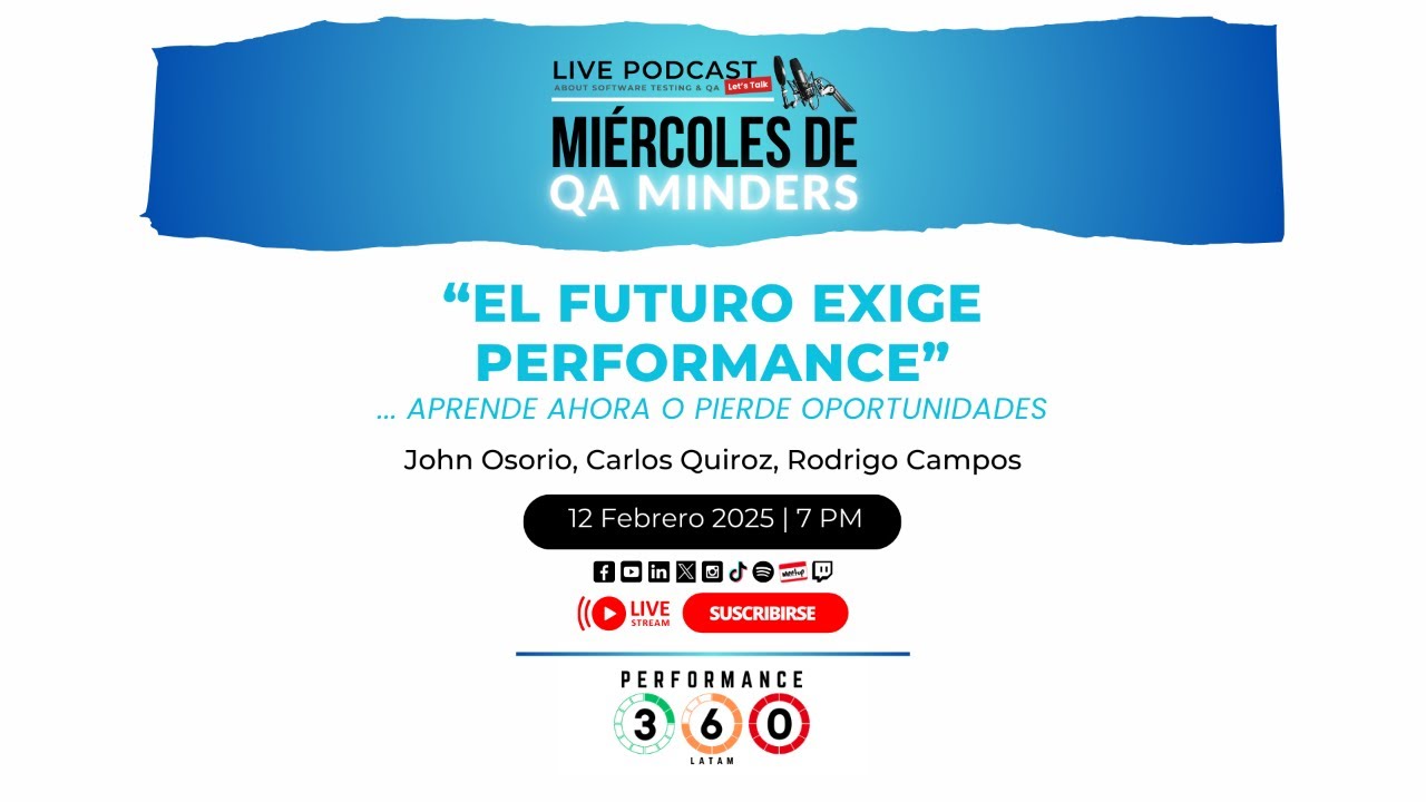 Thumbnail de El futuro exige performance | Performance 360 | QA Minders
