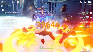 [Genshin Impact] Abyss 12-3 with Bennett Freeze Comp