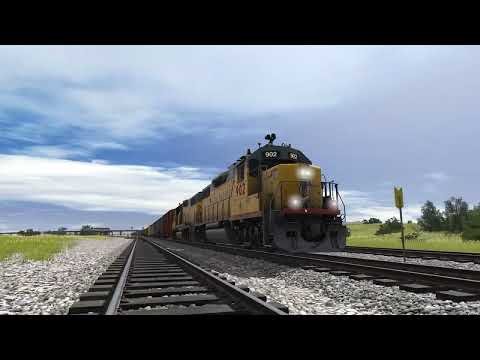 TRS22 beta - West from Denver - Moffat Route - Quick Drive Session (railfanning demo excerpt)