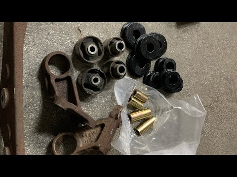 Replacing rear differential bushings on the evo 8