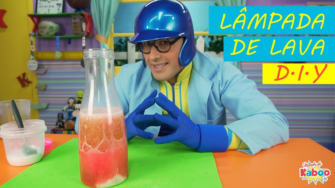 Lâmpada de lava diy | Mundo de Kaboo