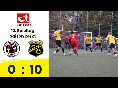 SpVgg Lülsdorf-Ranzel vs. FC Adler Meindorf  | Kreisliga B 12. Spieltag |