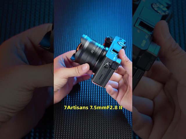 Vídeo relacionado con 7artisans Lente fija manual de ojo de pez de 7,5 mm f2.8 Mark II APS-C para cámara Fujifilm FX sin espejo X-T1 X-T2 X-T3 X-T20 X-T30 X-E1 X-E2 X-E3