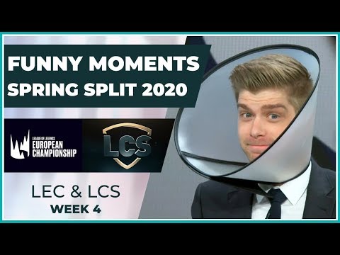 Funny Moments - LCS & LEC Week 4 - Spring Split 2020