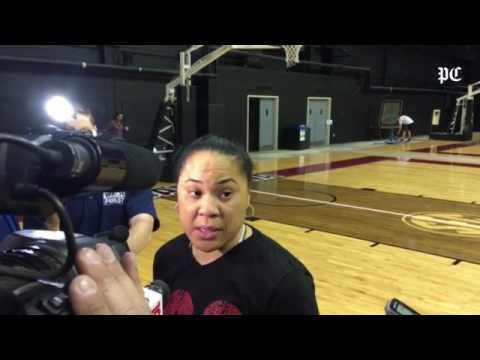 Gamecocks women's coach Dawn Staley on status of Alaina Coates #sports