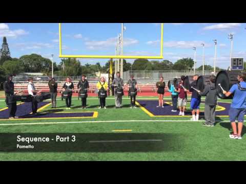 NHS Drumline Cadence Sequence 2014