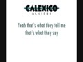 Calexico - Fortune Teller (lyrics video)