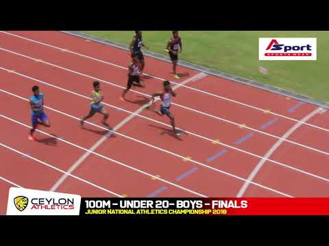 100m Under 20 Boys   l 2018   Junior National Athletics Championships