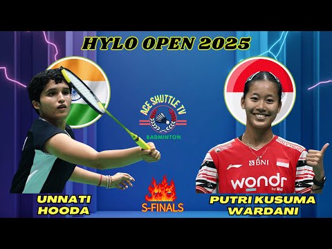 HYLO Open 2025 - Putri Kusuma WARDANI (INA) [1] vs Unnati HOODA (IND) - SEMIFINAL