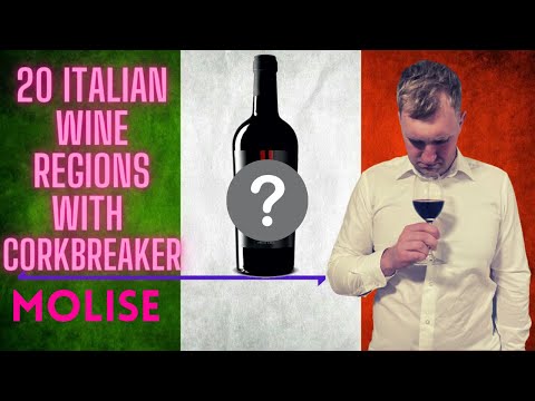 20 Italian Wine Regions with Corkbreaker - Molise