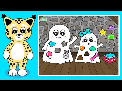 Pukkins hus app review - Lek och lär dig färger med Lotass - Lek med oss