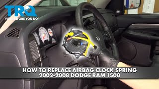 How to Replace Airbag Clock Spring 2002-2008 Dodge Ram 1500