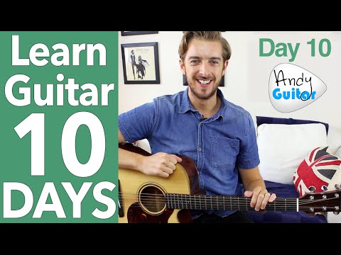 Guitar Lesson 10 - Blues Shuffle Riff & Buddy Holly Song