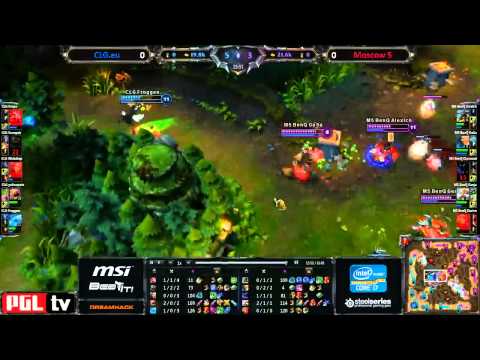 DreamHack Summer 2012 - LoL - Grand Final - CLG.eu vs. Moscow 5 - Game 1