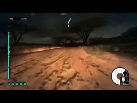 DiRT 3 -SAFARI SPRINT- KENYA, Yata Ridge, NIGHT (Rhys Millen Racing PM580), Gameplay
