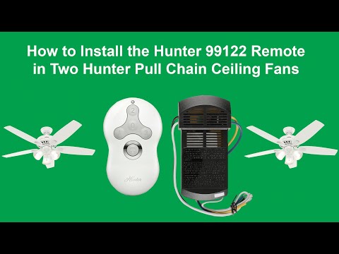YouTube video about: How do I properly install multiple remote-controlled fans?