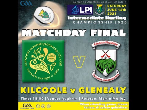 Intermediate Hurling Final 2020 | Glenealy v Kilcoole | 1st Half