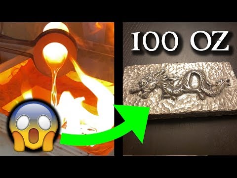 I Made a 100 Oz Silver Bar
