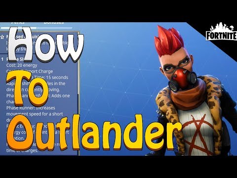 FORTNITE - Outlander Tips And Tricks (My First Mythic Hero Phase Scout Jess) Video