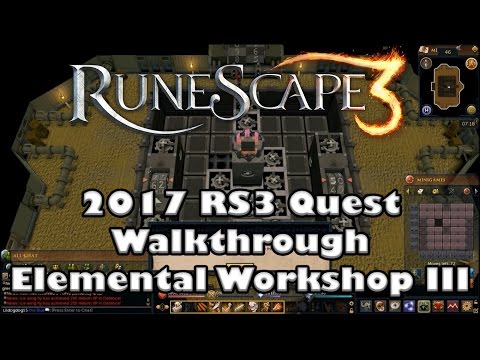 RS3 Quest Guide - Elemental Workshop III - 2017(Up to Date!)