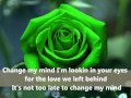 Change my Mind - John Berry