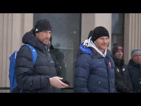 Максимов, Черных, Тюкавин и Золотарёв на главном матче Москвы Новости Хоккея с Мячом | BANDY 4Life