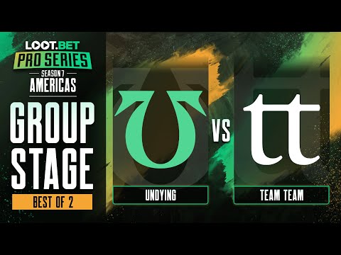 Undying vs TEAM TEAM Game 1 - Pro Series 7 AM: Group Stage w/ rkryptic & ET