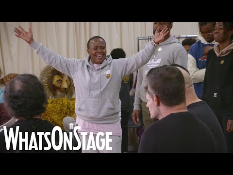 "Circle of Life" first 2021 rehearsal performance | The Lion King in the West End