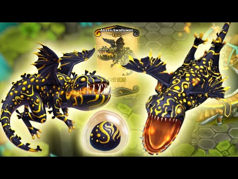 ABYSS SWALLOWER - Max Level 185 Titan Mode — New Epic Submaripper Showcase | Dragons: Rise of Berk