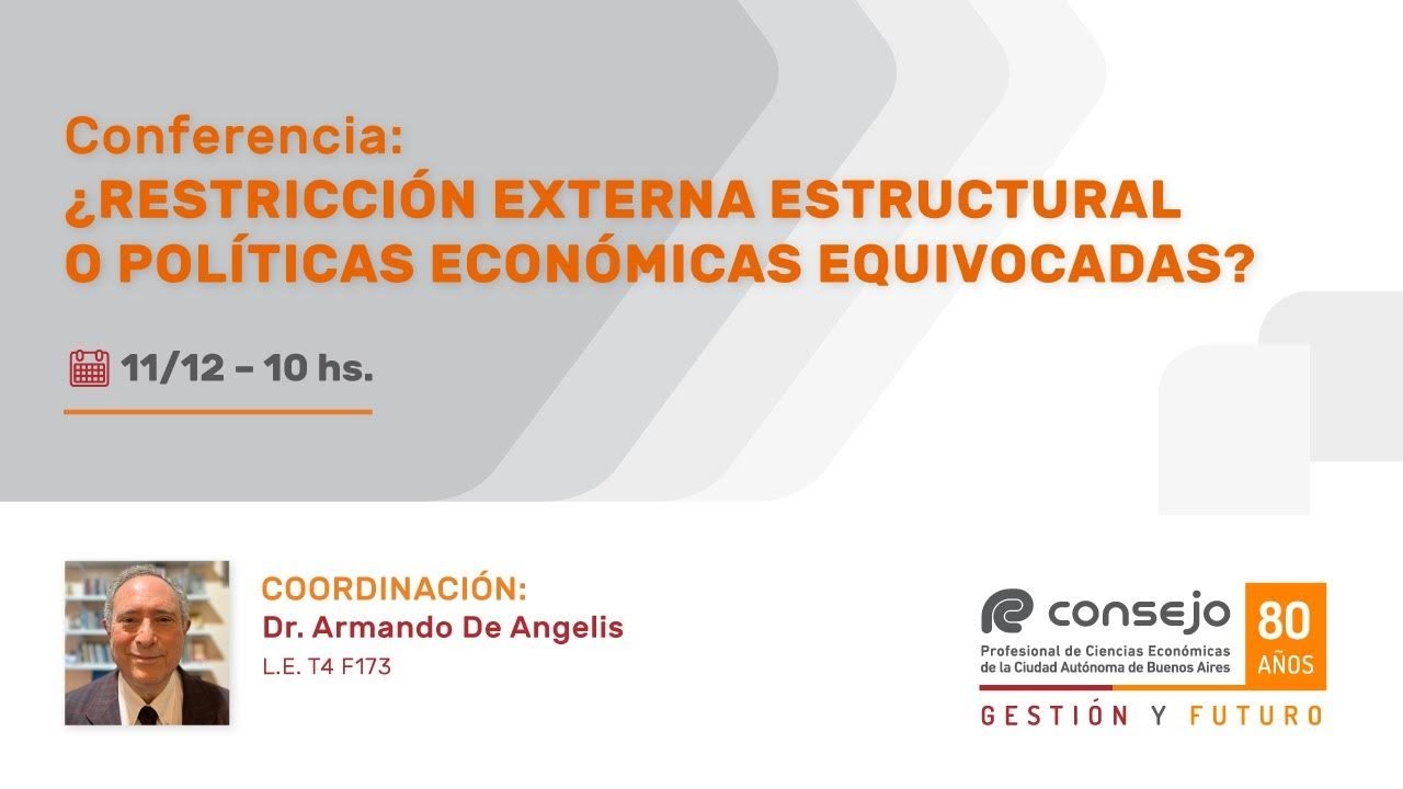 Ref. 1303MP. ¿Restricción externa estructural o políticas económicas equivocadas?