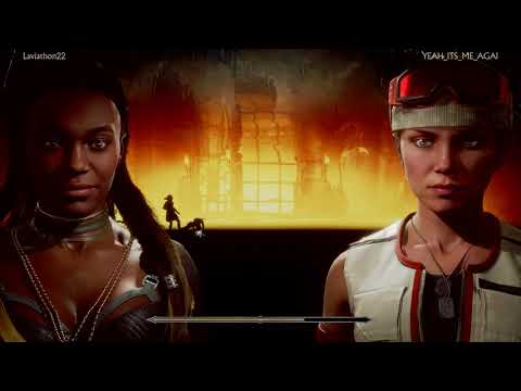 Mortal Kombat 11 - AI Only Kasual Match - Jacqui Briggs VS. Scorpion & Sonya