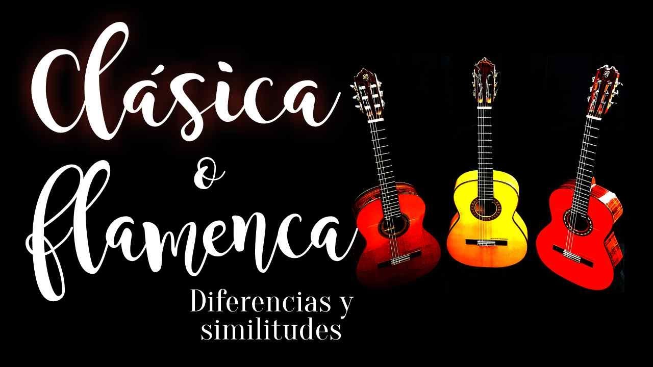 🔴 Cuál es la DIFERENCIA entre una guitarra CLÁSICA y una FLAMENCA❓❓ Guitarras españolas