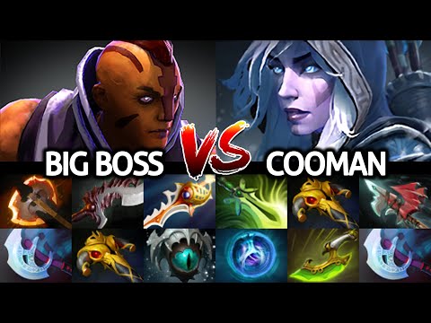 COOMAN [Drow Ranger] Carry Hard Game Against Big Boss AM Dota 2