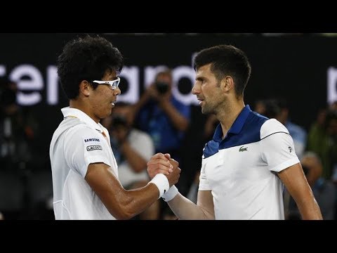 Novak Djokovic vs Hyeon Chung- Australian Open 4R 3rd set tiebreak