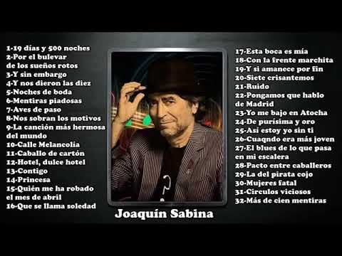 Joaquín Sabina-32 mejores canciones.