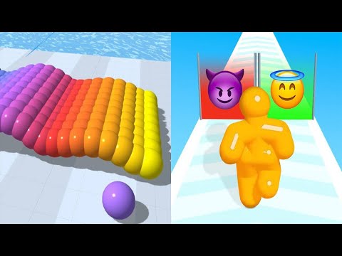 Canvas Run VS Tall Man Run - All Levels SpeedRun Gameplay Android iOS